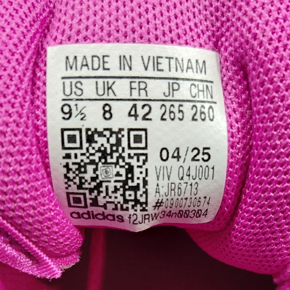 NEW Adidas Women's Hoops 4.0 White & Cream Full Leather Upper SIZE 9.5 Sneakers - Picture 11 of 15